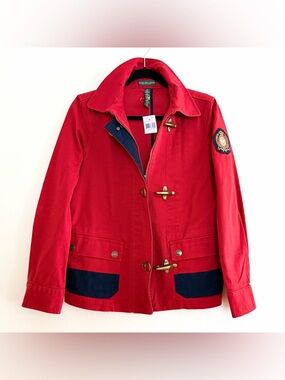 NWT Vintage Women's Lauren Jeans Company Fireman Jacket
